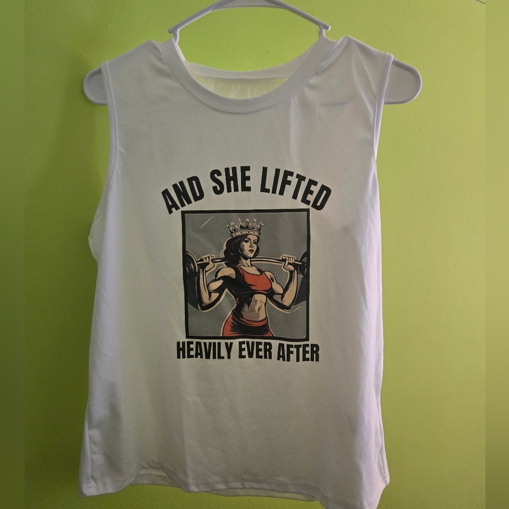 Graphic Work-out Tank Top